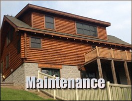  Port Washington, Ohio Log Home Maintenance