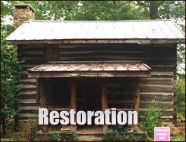 Historic Log Cabin Restoration  Port Washington, Ohio